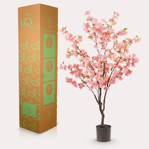 Kersenbloesem - Kunstplant - Roze - ↨135cm