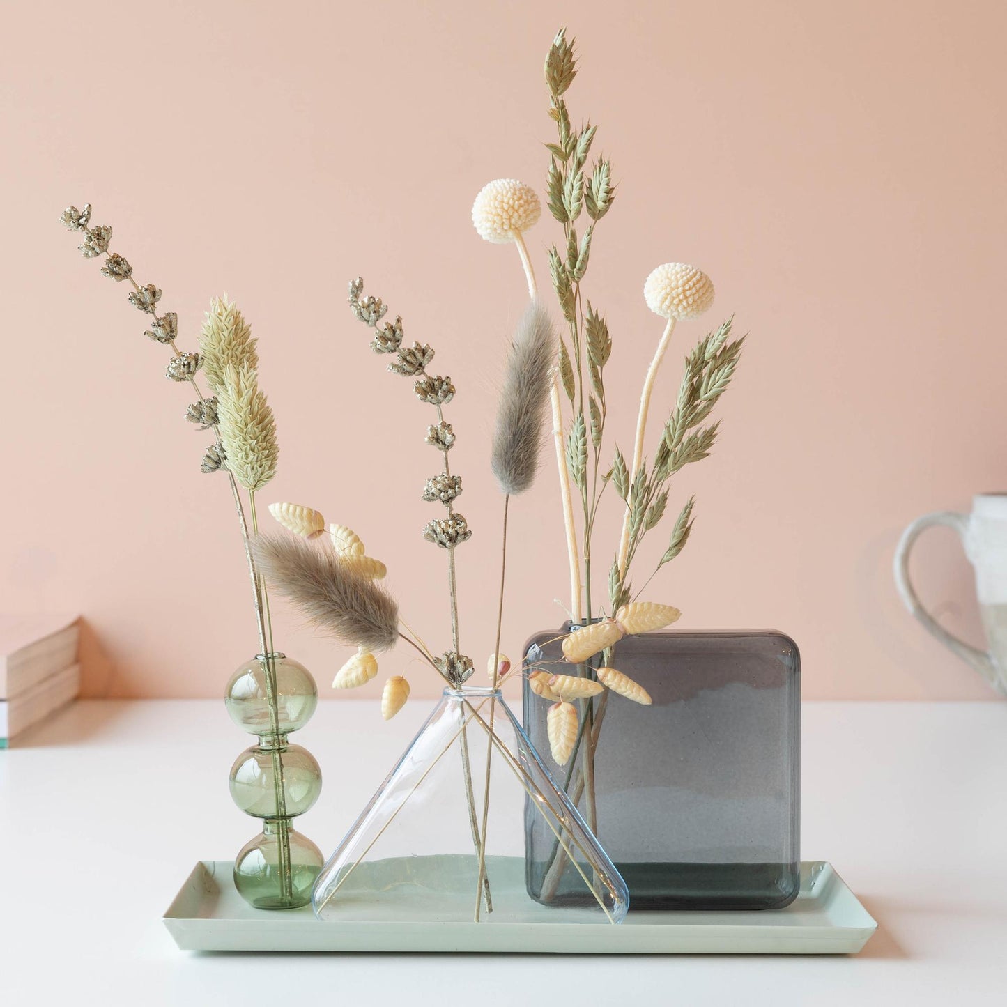 Dried Beauty - Droogbloemen met vaasjes - Brievenbus
