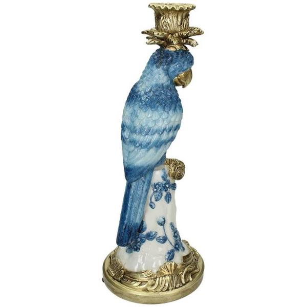 Kandelaar met Blauwe Vogel ↨36 cm