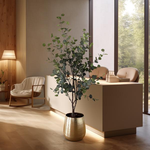 Eucalyptus - Blauwe Gomboom - Kunstplant - ↨180cm