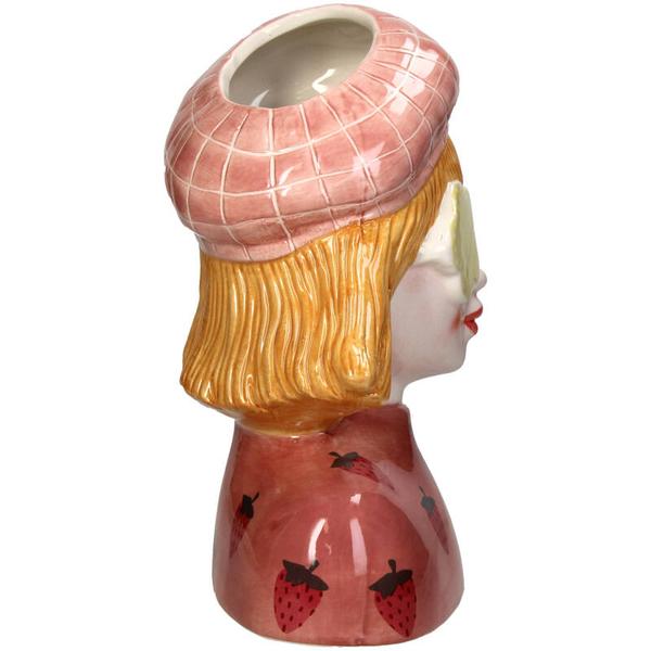 Vaas aardbeien meisje ↨20 cm