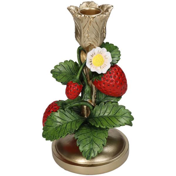 Aardbei Goud kandelaar ↨20 cm