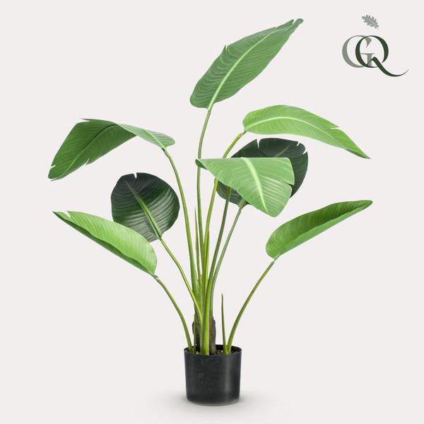 Strelitzia nicolai - Paradijsvogelbloem - Kunstplant - ↨120cm