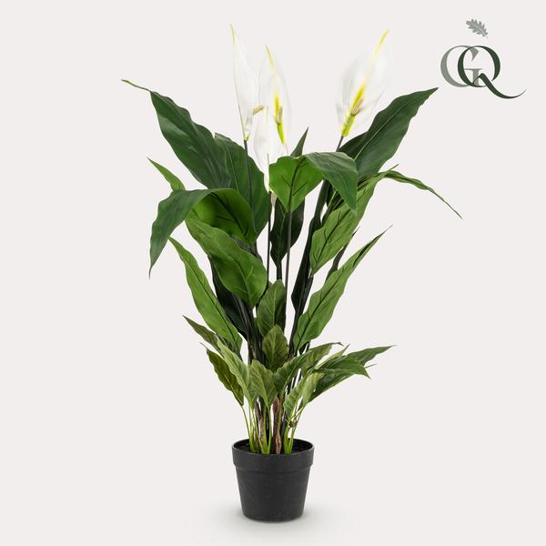 Spathiphyllum - Lepelplant - Kunstplant - ↨90cm
