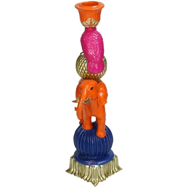 Oranje Olifant kandelaar ↨26 cm