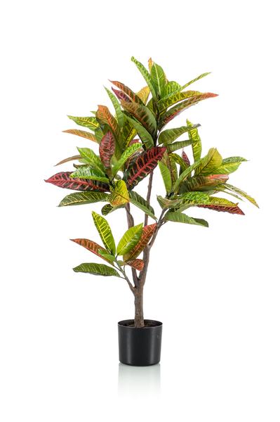 Croton Codiaeum - Wonderstruik - Kunstplant - ↨100 cm
