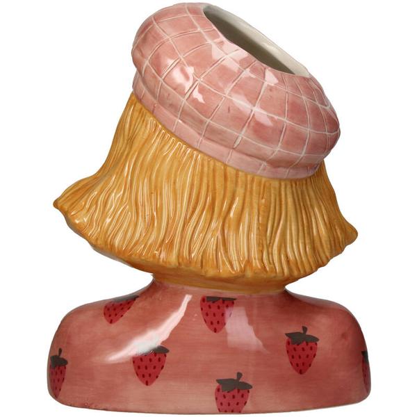 Vaas aardbeien meisje ↨20 cm