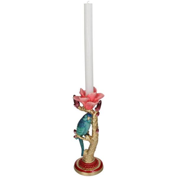 Blauwe Vogel Kandelaar ↨27 cm
