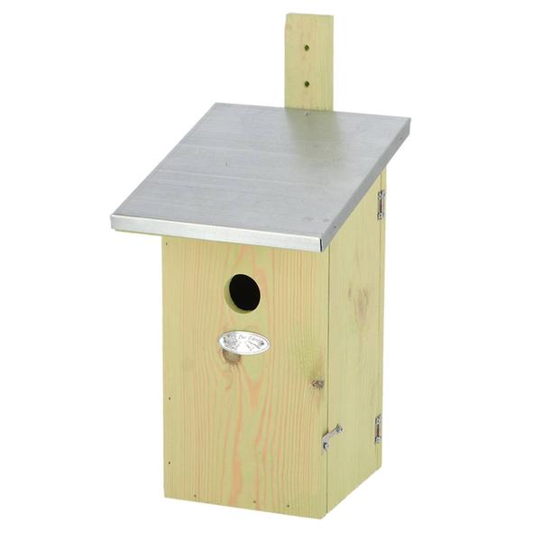 Observatienestkast - Vogelhuis met zinken dak