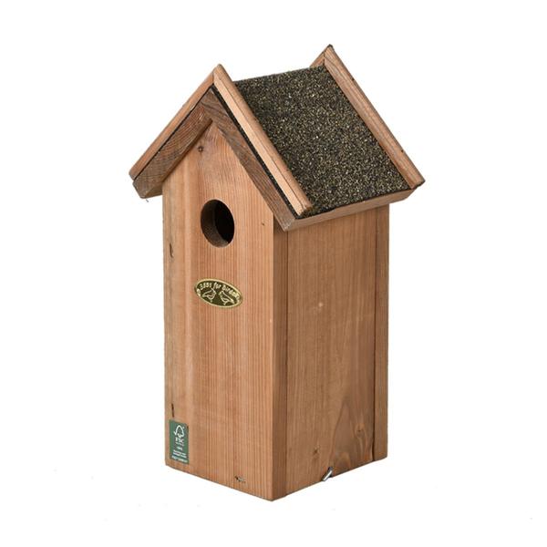 Vogelhuis Pimpelmees - Nestkast met bitumen dak