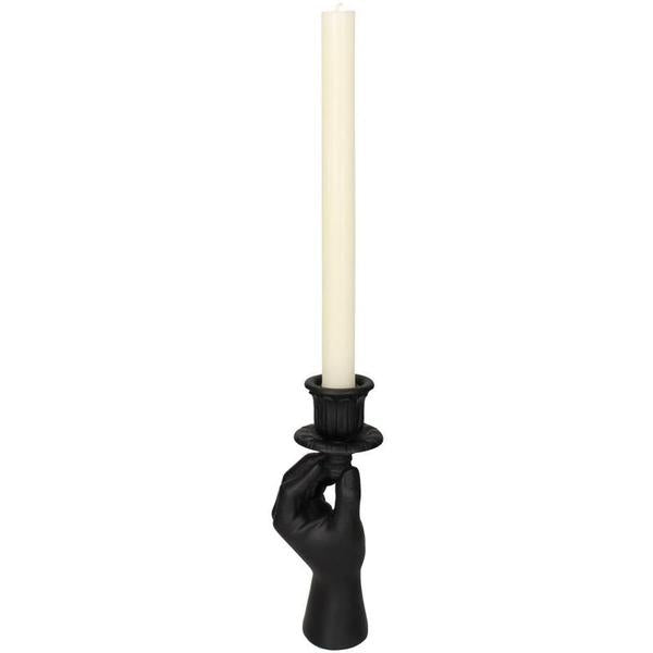 Hand Zwart kandelaar ↨20 cm
