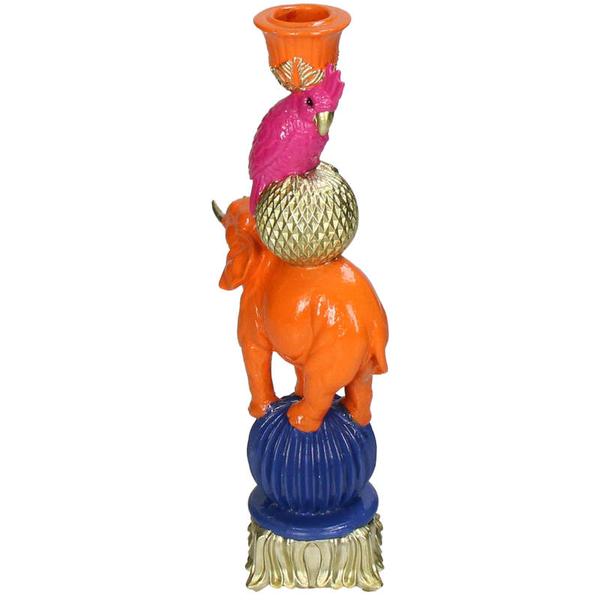 Oranje Olifant kandelaar ↨26 cm
