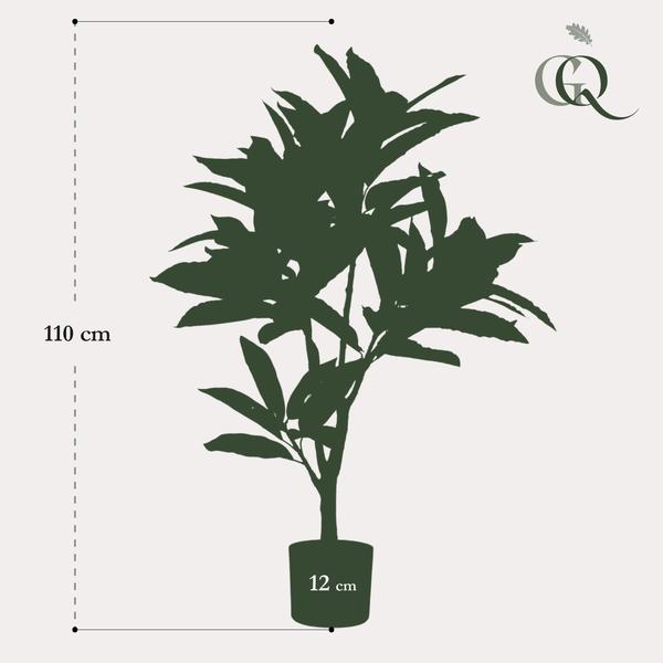 Croton Codiaeum - Wonderstruik - Kunstplant - ↨100 cm
