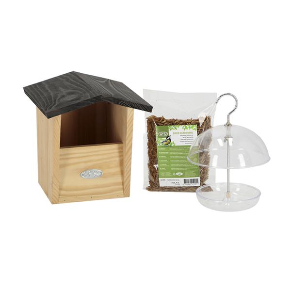 Roodborstpakket - Vogelhuis en Vogelvoeding