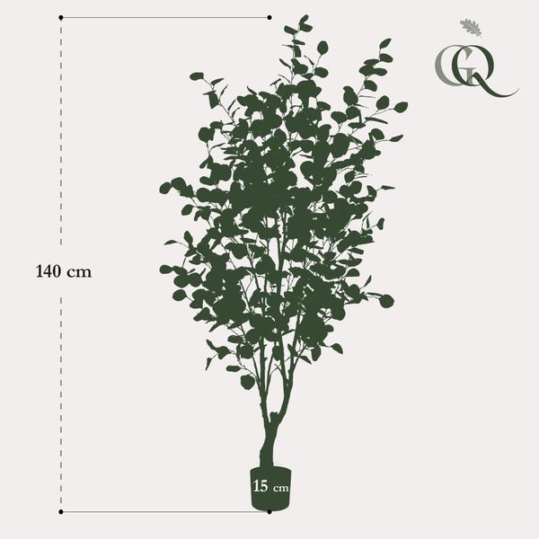 Eucalyptus - Blauwe Gomboom - Kunstplant - ↨140cm