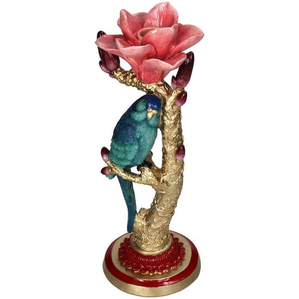 Blauwe Vogel Kandelaar ↨27 cm