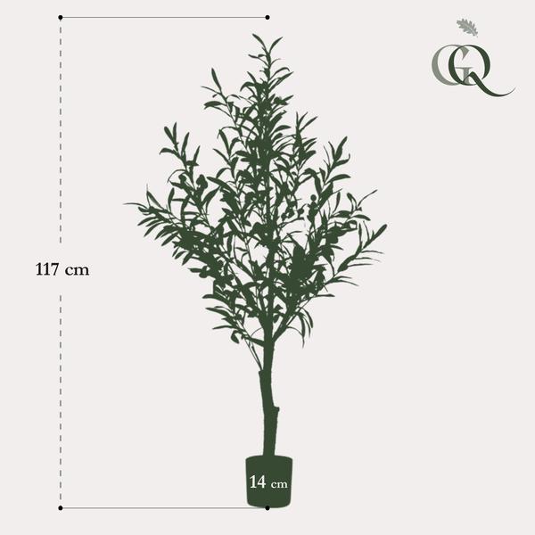 Olea europaea - Olijfboom - Kunstplant - ↨115 cm