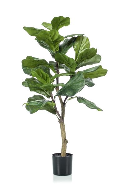 Ficus Lyrata - Tabaksplant - Kunstplant - ↨90 cm