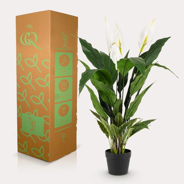 Spathiphyllum - Lepelplant - Kunstplant - ↨90cm