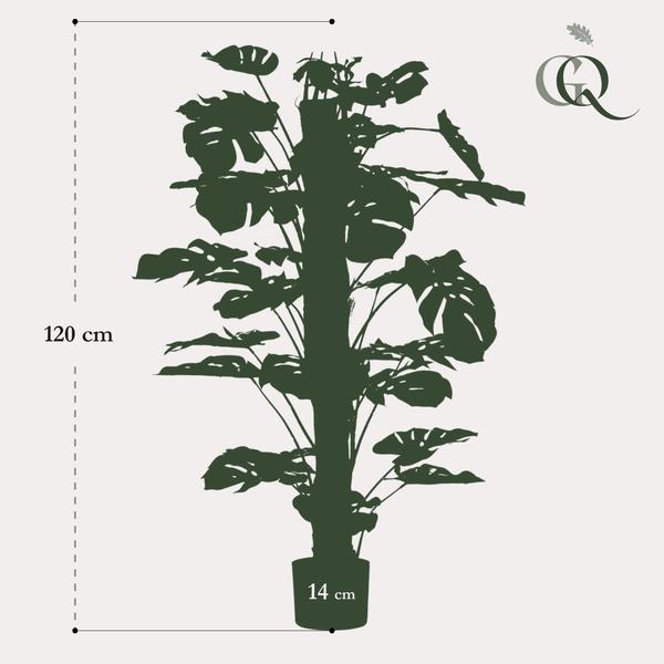 Monstera Deliciosa - kunstplant - ↨120cm