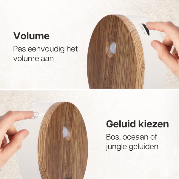 Melodiez® Vogelgeluiden huisje met sensor - Donkerhout