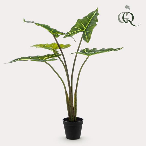 Alocasia Frydek - Olifantsoor - Kunstplant - ↨80cm