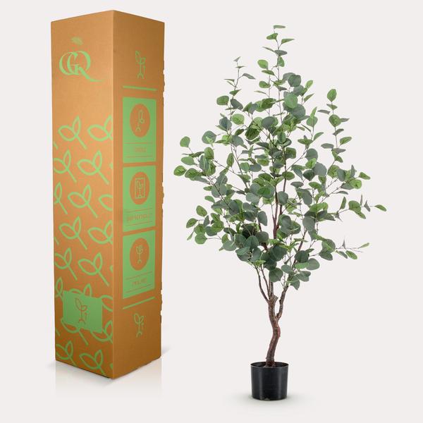 Eucalyptus - Blauwe Gomboom - Kunstplant - ↨120cm