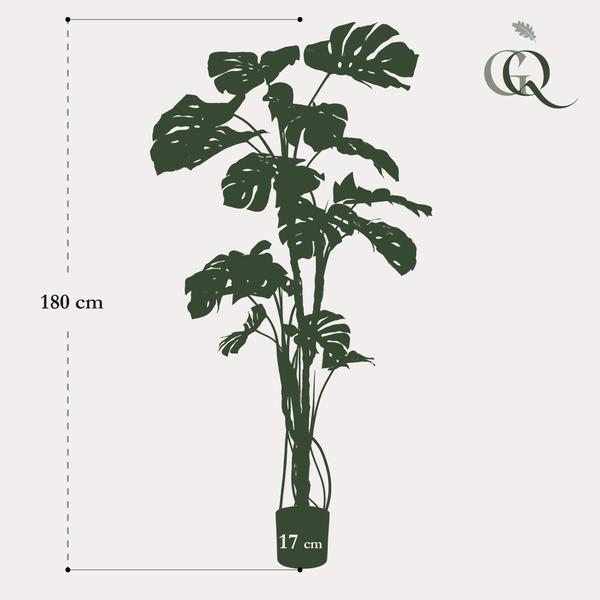 Monstera - Gatenplant - Kunstplant - ↨180cm