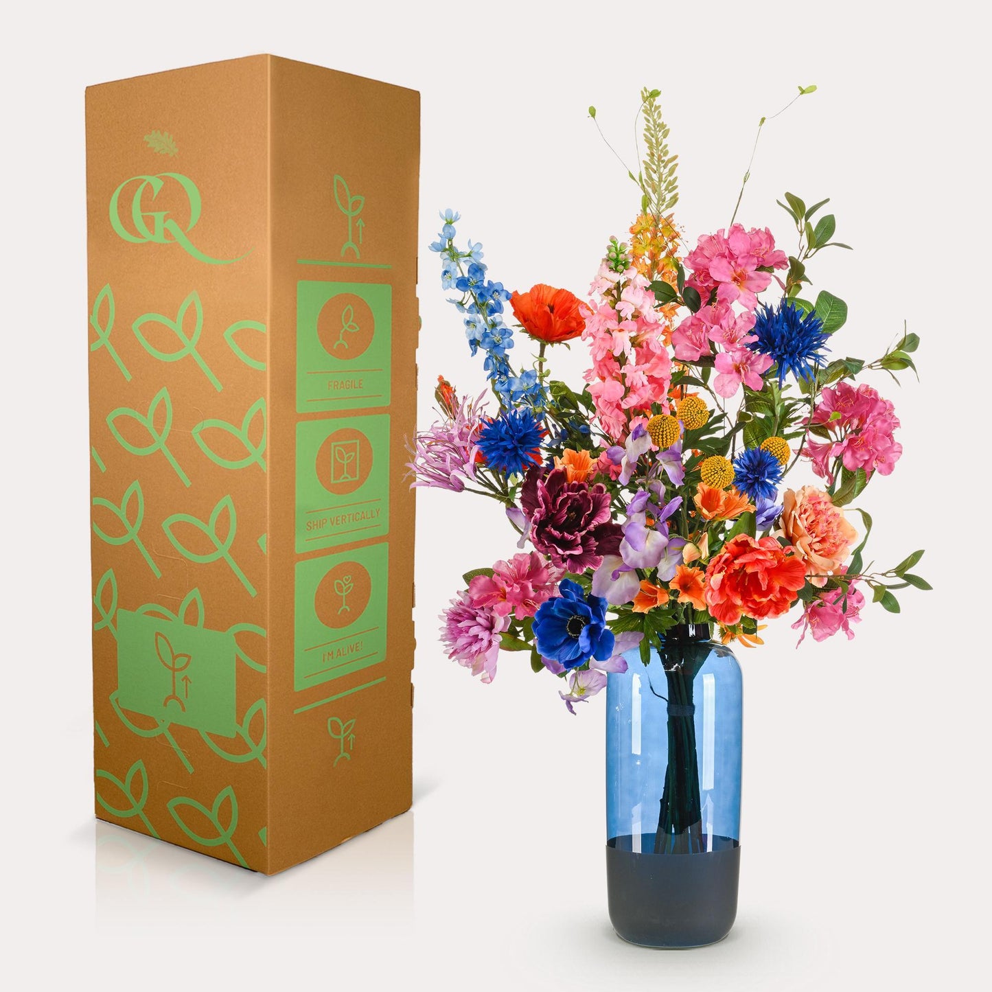 Kunstbloemen boeket - Luxury Glam - ↨90cm