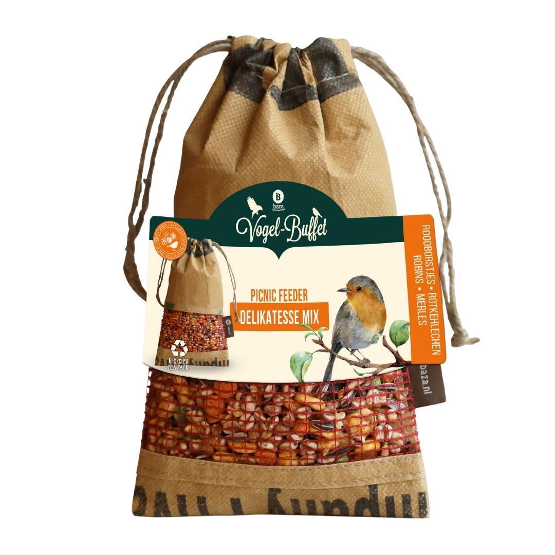 Picknick voor buitenvogels - 300 gr - Roodboorstjes & Vinken