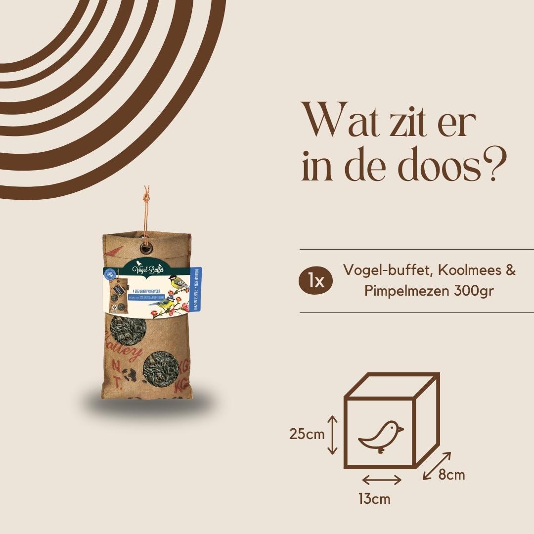 Picknick voor buitenvogels - 300 gr - Koolmees & Pimpelmezen
