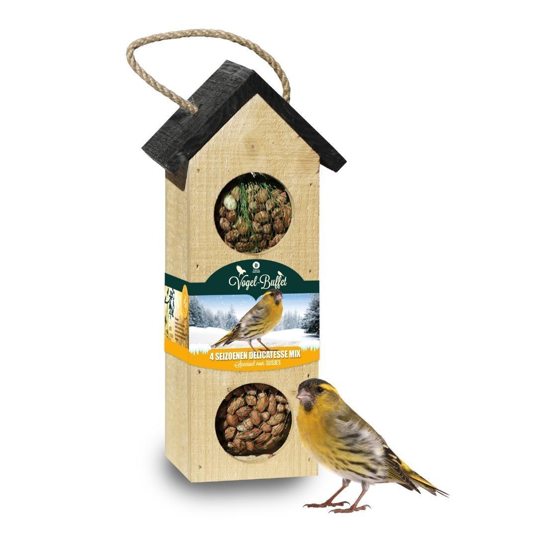 Chalet vogelvoederhuisje - 500 gr - Boomklevers