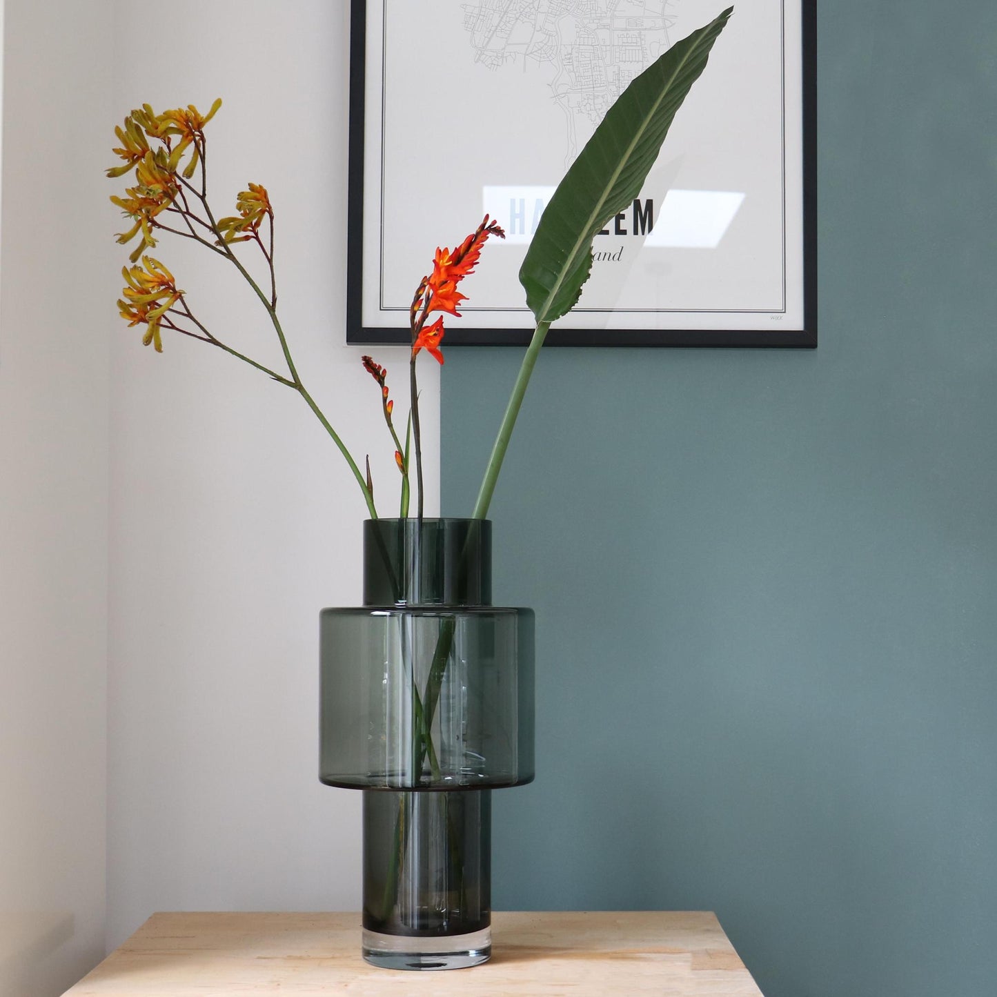 Vase The World - Juba - Grijs - ↨40cm - Ø20cm