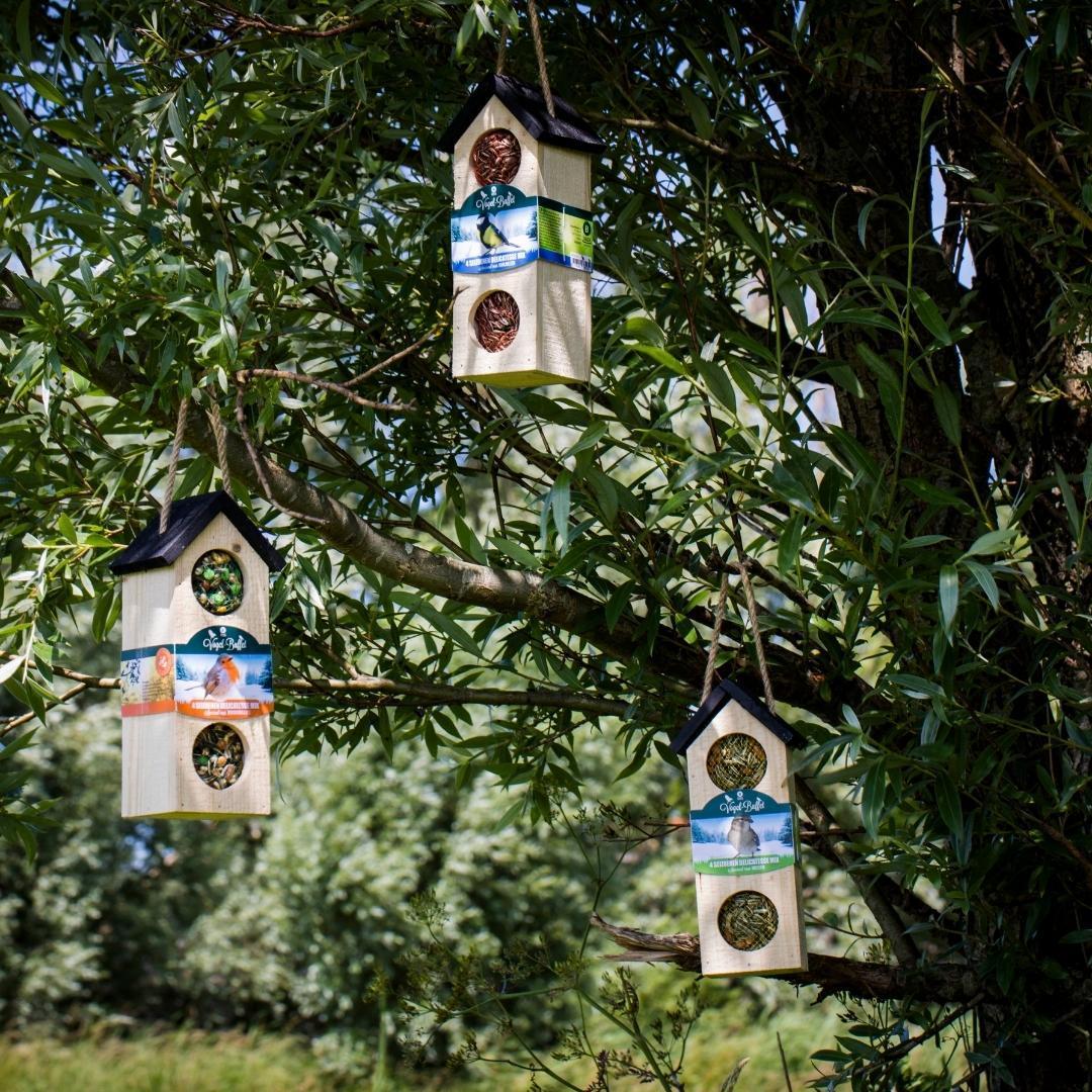 Chalet vogelvoederhuisje - 500 gr - Meesjes