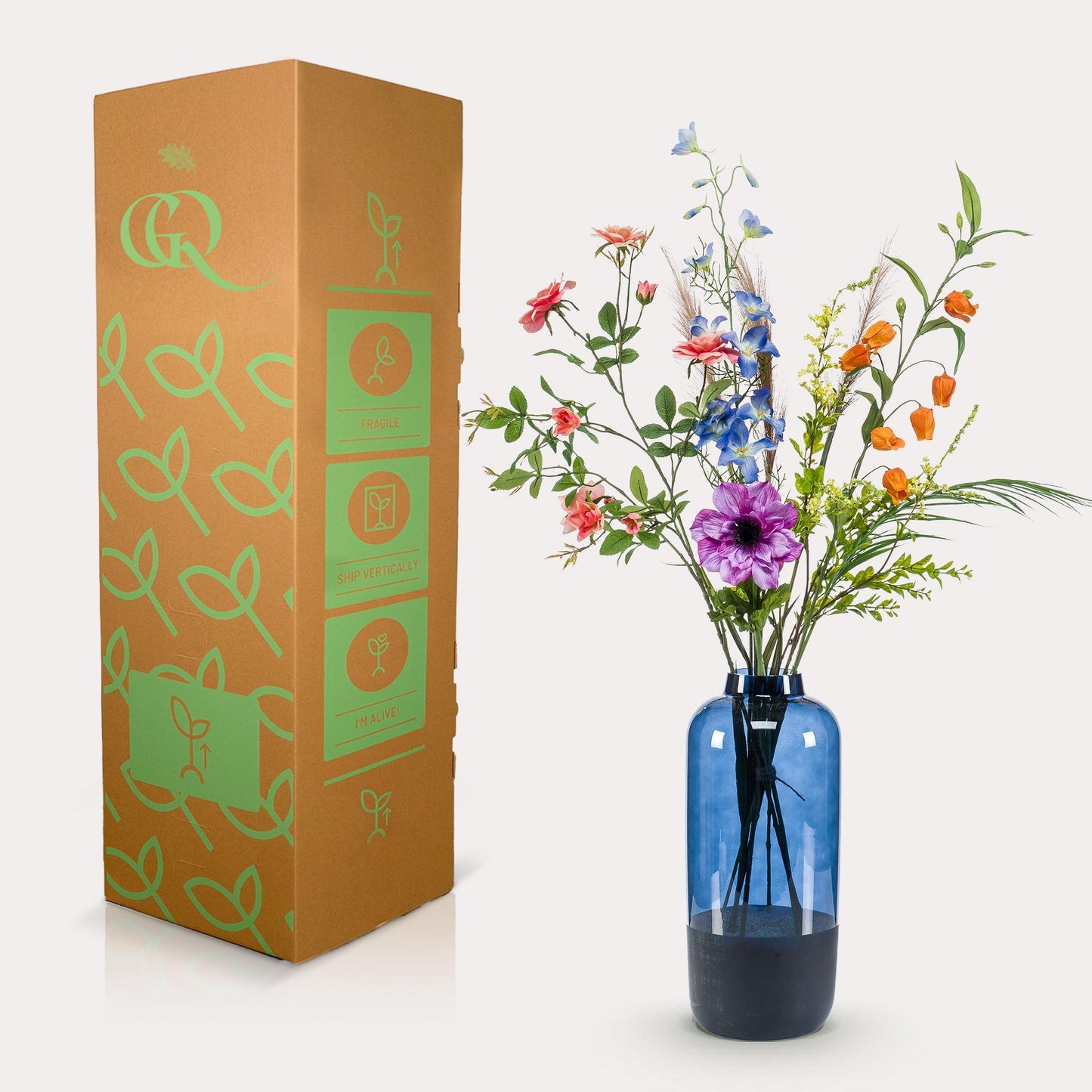 Kunstbloemen boeket - Rise & Shine - ↨90cm