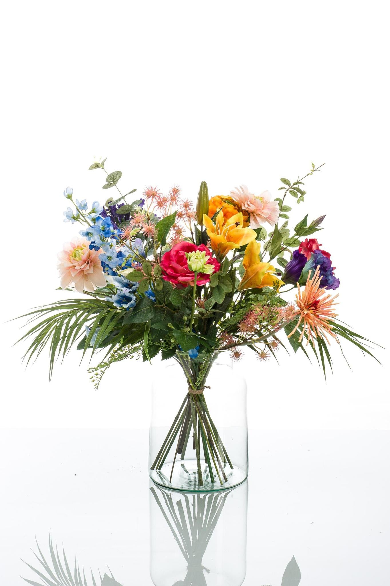 Kunstbloemen boeket - Pretty Powerful - ↨67cm