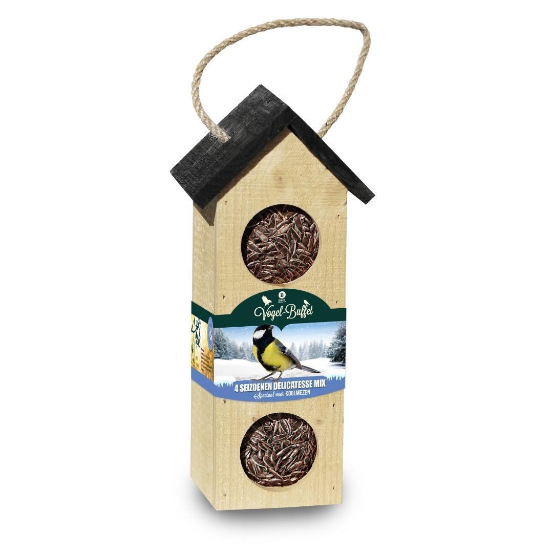 Chalet vogelvoederhuisje - 500 gr - Meesjes