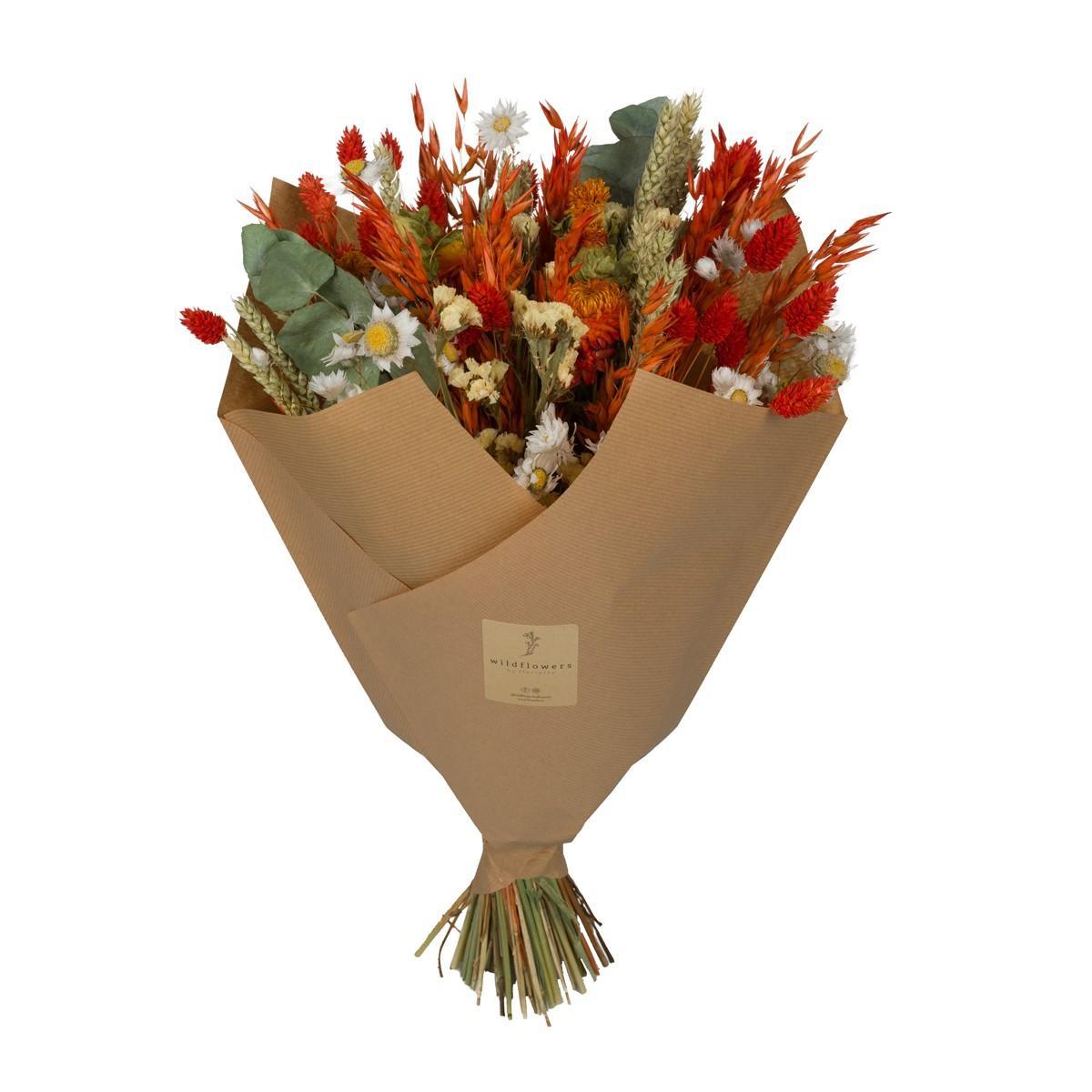 Droogbloemen - Classic Bouquet - Oranje - ↨60cm