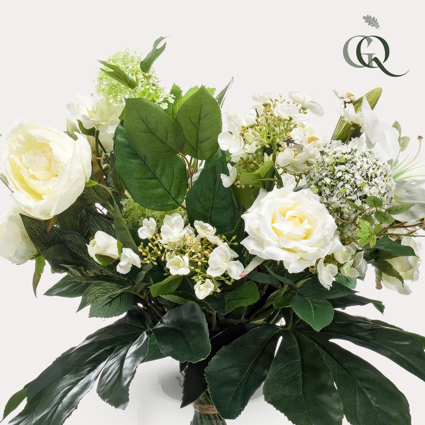 Kunstbloemen boeket - White Dream - ↨60 cm