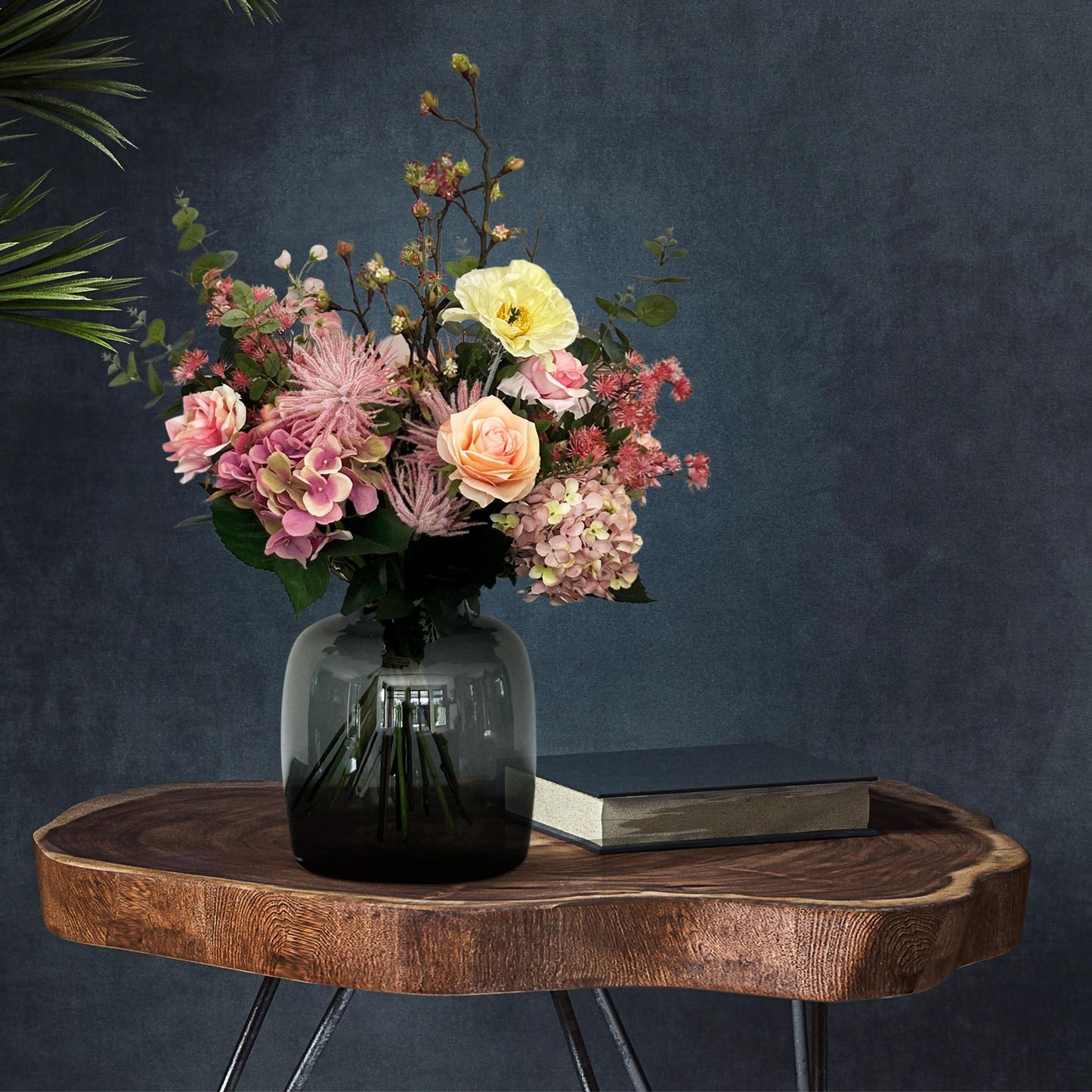 Kunstbloemen boeket - Mystic Summer - ↨65 cm