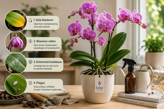 4 Veelvoorkomende problemen bij orchideeën en hoe je ze kunt oplossen