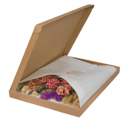 Droogbloemen in Letterbox Roze