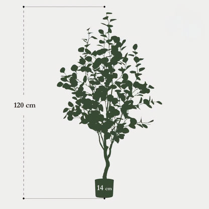 Eucalyptus - Blauwe Gomboom  - Kunstplant - ↨120cm