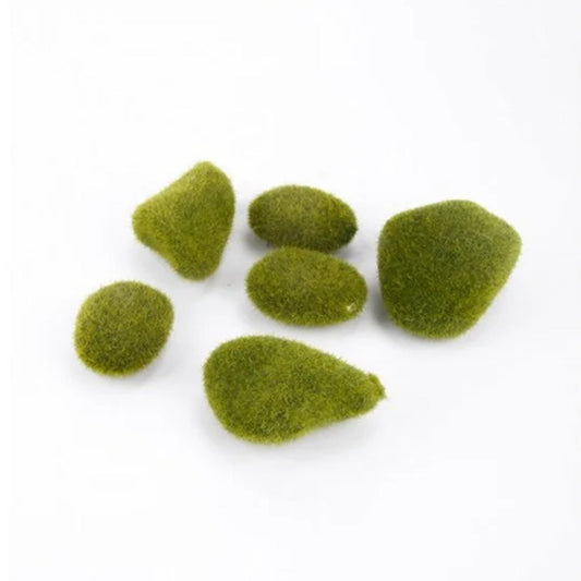 Mosstenen - Groen - 6 stuks