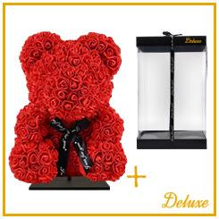 Beer deluxe: Luxe rood foam op standaard - ↨40cm