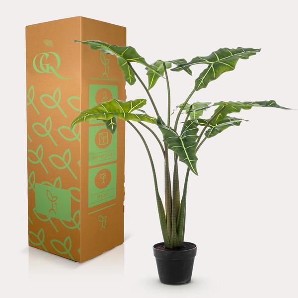Alocasia Frydek - Olifantsoor - Kunstplant - ↨100cm