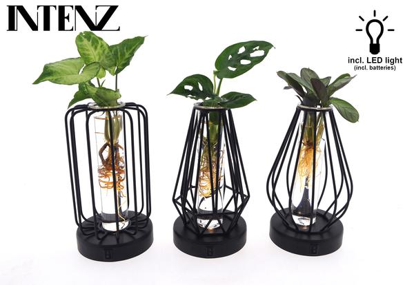 Mix in Turijn Glas + Led - 3 stuks - ↨20cm - Ø7cm