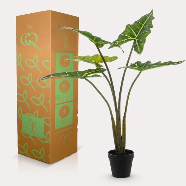Alocasia Frydek - Olifantsoor - Kunstplant - ↨80cm