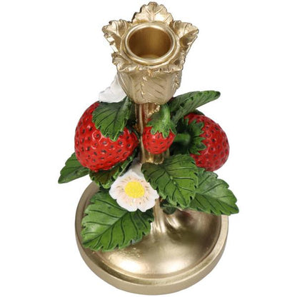 Aardbei Goud kandelaar ↨20 cm
