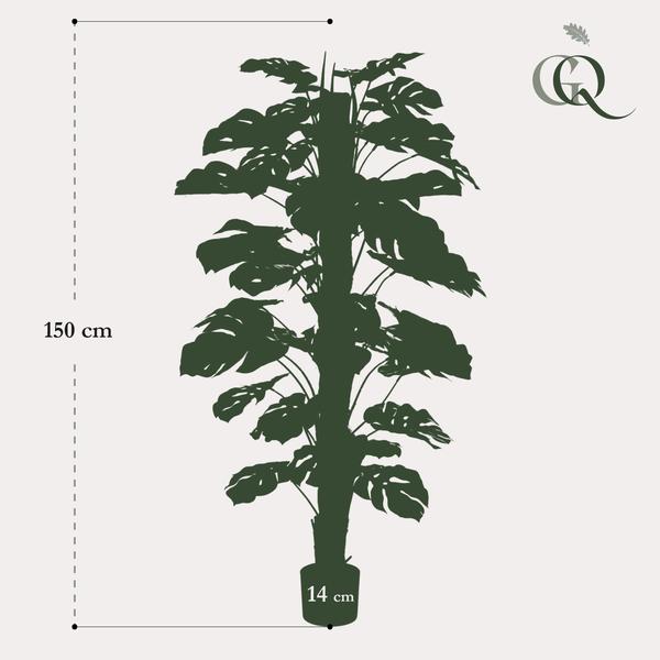 Monstera Deliciosa - kunstplant - ↨150cm